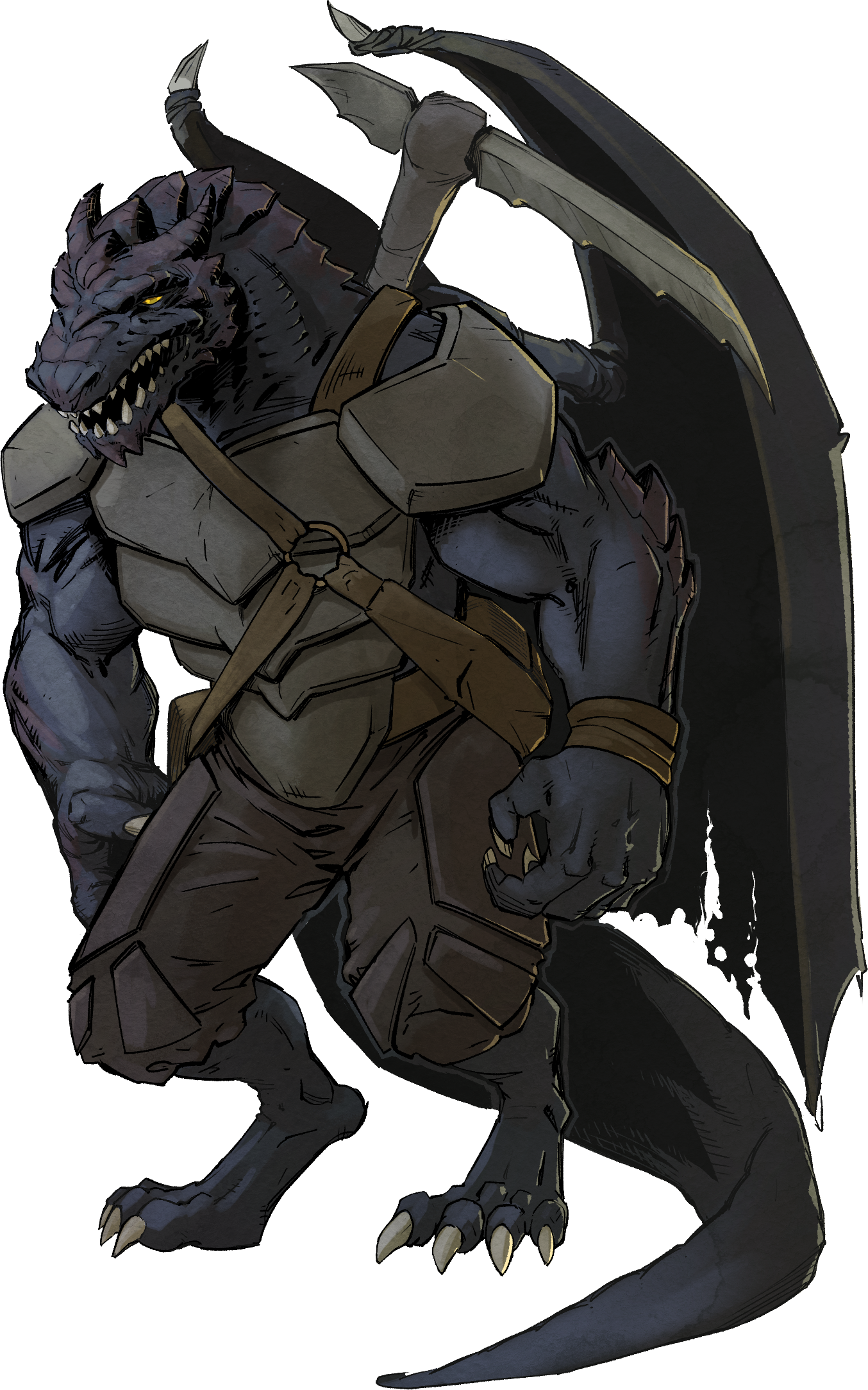 Scgoreth warrior — playable dragonkin lineage